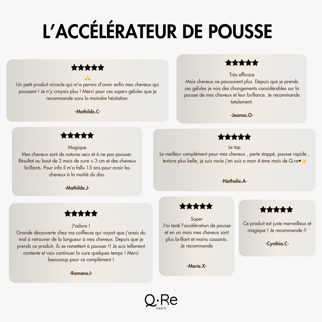 Gélules accélérateur de pousse Q.RE