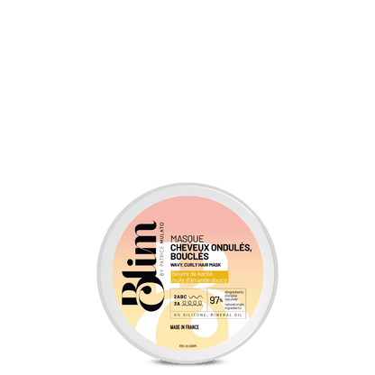 Masque cheveux ondulés, bouclés