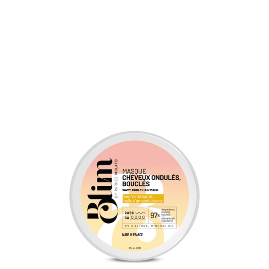 Masque cheveux ondulés, bouclés