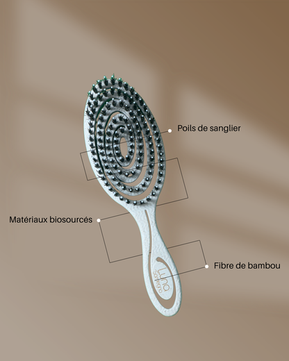 Brosse à cheveux ovale