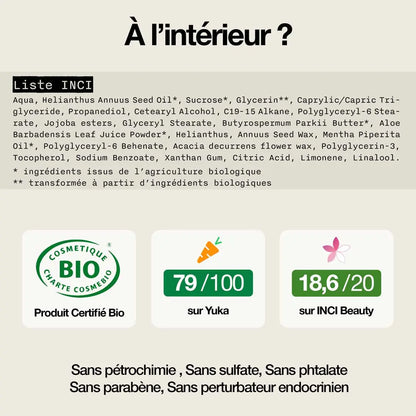Crème coiffante boucle Bio
