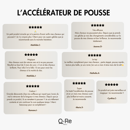 Gélules accélérateur de pousse Q.RE