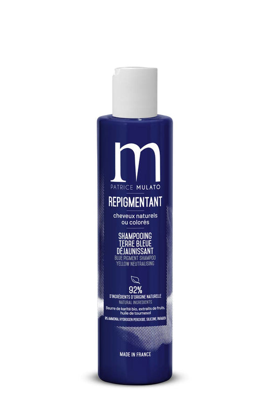 Shampooing repigmentant terre bleue patrice mulato