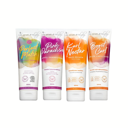 Routine cheveux bouclé