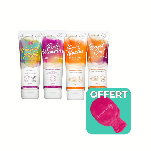 Routine cheveux bouclé